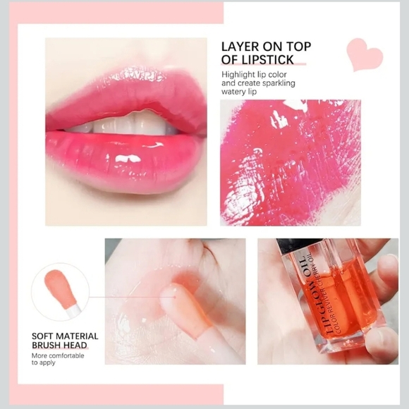 Dior Addict Lip Glow Oil 062 Bronze Glow - Cherry Oil New - Picture 9 of 11